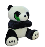 Soft Toy - Big Panda with Leaves - Image 5