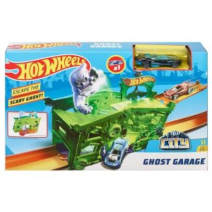 Hot Wheels Ghost Garage Playset, Action Car or Vehicles, 1 Car for Kids 4 Years Old & Older