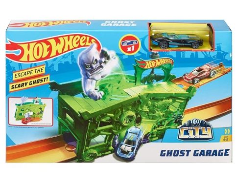 Hot Wheels Ghost Garage Playset, Action Car or Vehicles, 1 Car for Kids 4 Years Old & Older