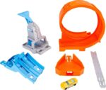 Hot Wheels Loop Stunt Champion with Dual Loop, Dual Launch Trackset, Spring Ramp 1 Car for Kids - Image 5