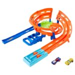 Hot Wheels Circuit looping of the extreme, Box Circuit 2 Cars, Easy to Store for kids - Image 2