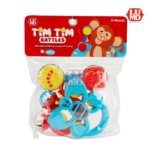 Tim Tim Rattles Blue Butterfly - 3 Pcs 3+ Month