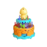 Happy Birthday Singing Cake Toy for Kids, Rotating Cake Toy with Light and Sound for Boys & Girls - Image 5