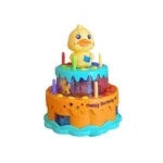 Happy Birthday Singing Cake Toy for Kids, Rotating Cake Toy with Light and Sound for Boys & Girls - Image 6