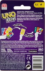 UNO Kid Mattel Games Uno Flip Side Card Game, Multi Color - Image 4