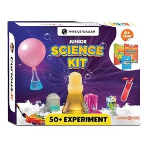 Junior Science Kit for Kids for Birthday Gifts, 50+ Experiments of Color, Craft & Science