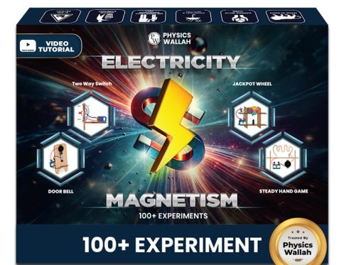 Curious Jr. Electricity and Magnetism Science Project Kit Educational Toy and Experiment Kit