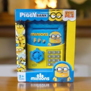 Minions Trolly Case Piggy Bank Money Safe