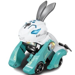 Rabbit Deform Car with LED Light and Music 2 in 1 (Green)