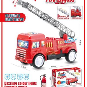 Lumo Light & Music Fire Engine 3+yrs (Red)