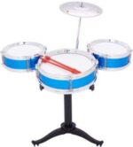 Jazz Drum Set Preschool Learning Toy Mini Drum Set Kids Gifts 3+ yrs - Image 2
