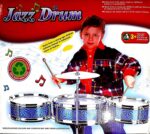 Jazz Drum Set Preschool Learning Toy Mini Drum Set Kids Gifts 3+ yrs
