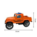 Alloy Truck Cars Pull Back Multicolor Durable, Non-Toxic (Pack of 6) Gift for Kids - Image 3