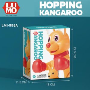 Hopping Kangaroo with Light, Music, Move Joints, Bounce & Around (Green)