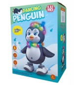 Dancing Penguin Open and Close Mouth Body Swing Arm Leg Light Dancing Singing 3 Yrs+