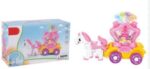 Musical horse with Carriage and Flashing Rotating Lights Toys for Boys and Girls - Image 3