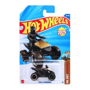 Hot Wheels Tesla Cyberqued HW Dirt Ages 3 Years and Up 82/250 (Black)