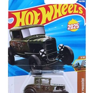 Hot Wheels Ford Model A Custom 1931 Green, HW Dirt, Diecast Car