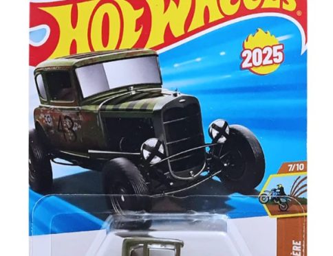 Hot Wheels Ford Model A Custom 1931 Green, HW Dirt, Diecast Car