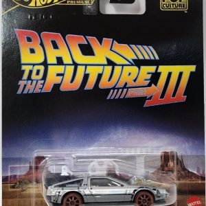 Hot Wheels Premium Toy Car Back to the future time machine Die-Cast (Styles May Vary))