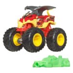 Hot Wheels Dragorizer Monster Trucks 2025 Diecast Truck with Crushable Car 3+ Ages, Multicolor - Image 2