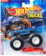 Hot Wheels Monster Trucks JDP91 Leading Legends Includes Crushed Car Play for Kids & Collectors