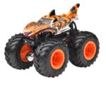 Hot Wheels Monster Trucks Live Tiger Includes Crushed Car for Kids & Collectors - Image 2