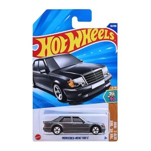 Hot Wheels Mercedes Benz 500 E HW 70s vs 90s Ages 3 and Up 52/250 (Grey)