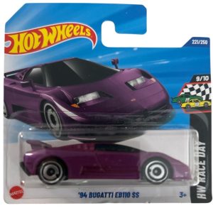 Hot Wheels 94 Bugatti EB110 HW Race Day Ages 3 Years and Up 221/250 (Purple)