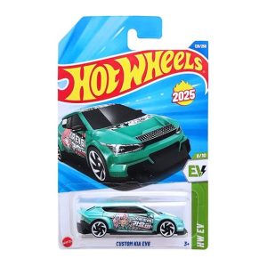 Hot Wheels Custom Kia EV6 HW EV Ages 3 Years and Up 120/250 (Green)
