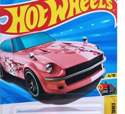 2025 Hot Wheels collectible cars online India by sams world – DATSUN 240Z HW ART CARS (Pink)