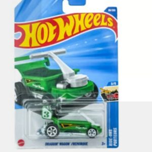 Hot Wheels Designed by Series 3/5, Green and White, 68/250 DRAGGIN Wagon