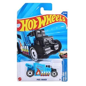 hot wheels pixel shaker, series name hw ride-ons, scale 1/64, one piece car, rare to find collection