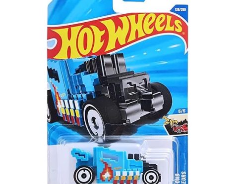 hot wheels pixel shaker, series name hw ride-ons, scale 1/64, one piece car, rare to find collection