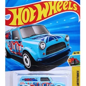 Hot Wheels 2025 67 Austin Mini Van HW Art Cars Ages 3 and Up - Blue