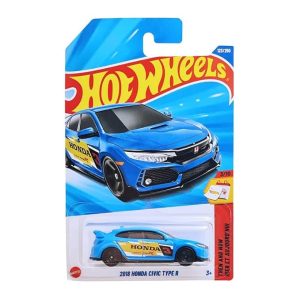 Hot Wheels 2025 2018 Honda Civic Type R Then and Now Ages 3 and Up - Blue