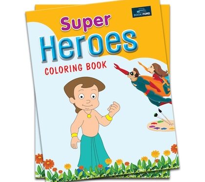Super heros Coloring Book