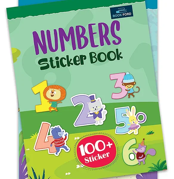 Number Stickers book