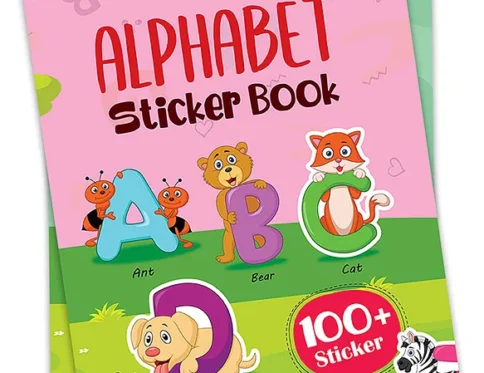 Alphabet Stickers book