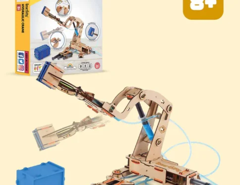 Smartivity Hydraulic Crane Toy for Kids 6 to 14 Years, DIY STEM Construction STEM Toy
