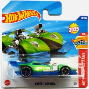 Hot Wheels 2025Super Twin Mill Lets Race series Ages 3 and Up - Green