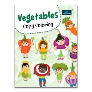 Vegetables Copy Coloring