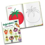 Vegetables Copy Coloring - Image 3