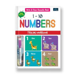 1 - 10 Numbers - Tracing Workbook
