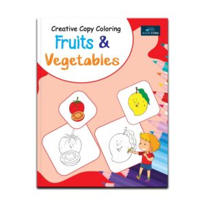 Creative Copy Coloring Fruits & Vegetables