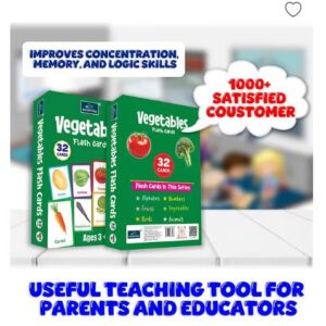 Vegetables Flash Cards