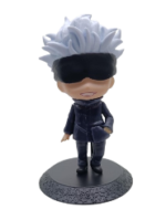 Mini Action Figure . JJk . Black Mask Gojo