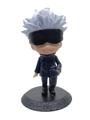 Mini Action Figure . JJk . Black Mask Gojo