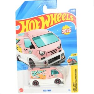 Hot Wheels Kei Swap - Art Car Vehicules Artistiques Age 3 Years and Up 11/250 (Pink)