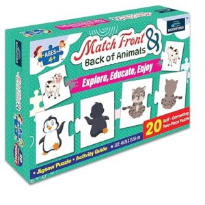 Match Front & Back of Animal Jigsaw Puzzle